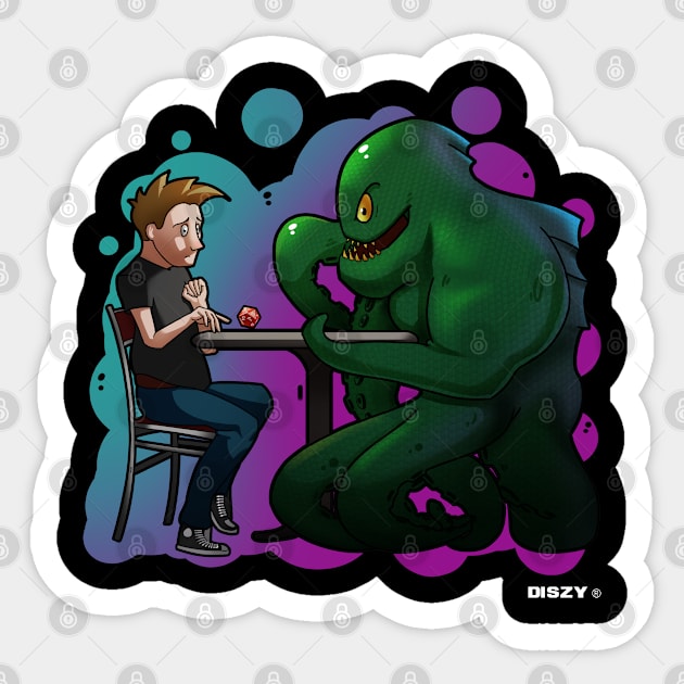 Arkham Myth Tentacles Horror Pen & Paper Gamer Sticker by Schimmi